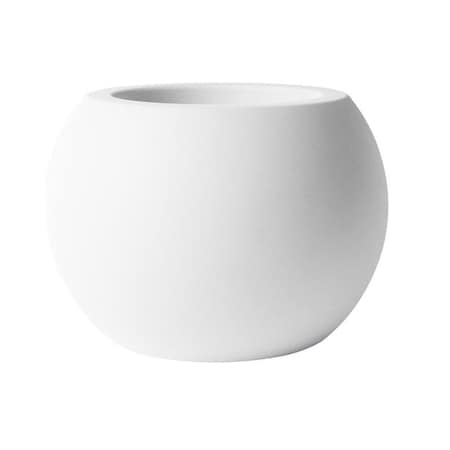 Avera Home Goods 6 in. Sphere Planter, White, 4PK 109050
